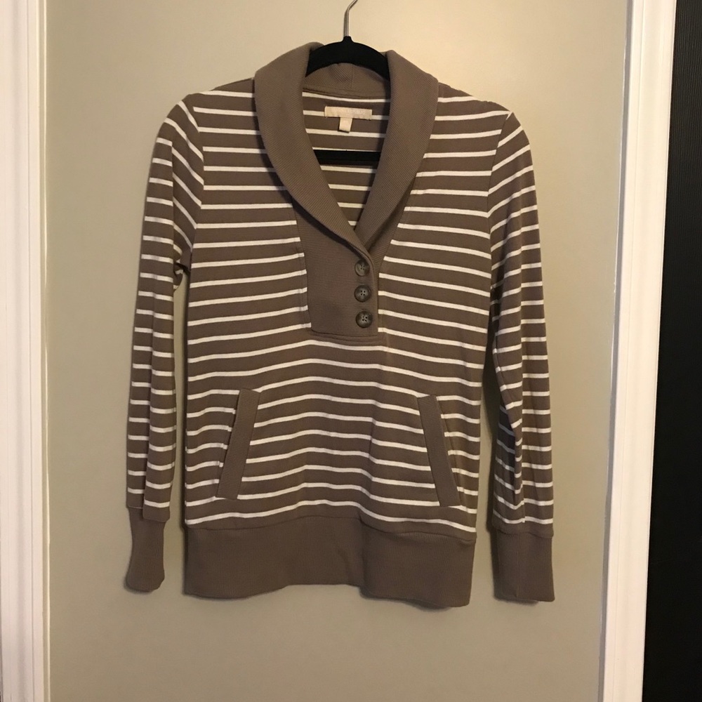 Super Soft Banana Republic Brown/Cream Sweatshirt